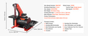 Bild in Galerie-Viewer laden, Amocart 5/6" Disc Sander 1x30/4x 36 in Belt Sander 250/400W with Adjustable Worktable & Dust Collection Port for Woodworking