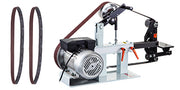 Charger l'image dans la visionneuse de galerie, Amocart 1.5KW Belt Grinder Machine 2 x 82in Variable/Constant Speed 3 Mode Electric Belt Sander for Tool Polishing Knife Making