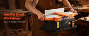 Bild in Galerie-Viewer laden, Amocart 6in 2HP 12000 RPM Benchtop Jointer 6 x 23 in Cast Aluminum Table Up to 1/8in Depth Adjustable Fence for Woodworking DIY