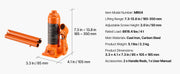 Load image into Gallery viewer, Amocart 4/6/8 Ton Hydraulic Bottle Jack, Heavy Duty Welded Bottle Jack, for Auto Repair, House Lift and Agricultural Equipment