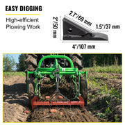 Load image into Gallery viewer, Amocart Box Blade Shank Scarifier Shank Ripper Shank with Removable Tapered Teeth and Pins for Replacement Digging Plowing