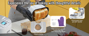 Charger l'image dans la visionneuse de galerie, Amocart 2/3 LB Bread Maker 15-in-1 Dough Machine Nonstick Ceramic Pan Automatic Bread maker with Gluten Free Setting