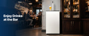 Load image into Gallery viewer, Amocart Beer Kegerator Single Tap Commercial Draft Beer Dispenser for D system W/ Shelves Hold 1 Sixth Keg 2.5lbs CO2 Tank 92L