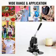 Charger l'image dans la visionneuse de galerie, Amocart 25+58MM/32+58MM Badge Maker Machine DIY Button Pin with 500Pcs Free Parts Press Kit Circle Manufacture Button Tool