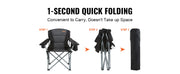 Bild in Galerie-Viewer laden, Amocart Outdoor Camping Chair 350lbs High Load Ultralight Folding Chair Portable Beach Hiking Picnic Travel Seat Fishing Tool