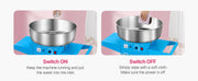Load image into Gallery viewer, SucceBuy Electric Cotton Candy Machine with Cart Commercial Candy Floss Maker with 20.5 in Stainless Steel Bowl, Sugar Scoop