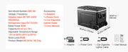 Charger l'image dans la visionneuse de galerie, Amocart 12 Volt Car Refrigerator 60L/78L Car Fridge Portable Electric Cooler with Wheels and Handle for Outdoor Camping Travel