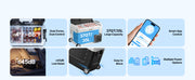 Bild in Galerie-Viewer laden, Amocart 35L 45L 55L Portable Foldable Handle Car Refrigerator with Wheel -4°F to 68°F Truck Refrigerator with APP Control Compressor Freezer for Camping Picnics Car Home Traval