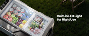 Bild in Galerie-Viewer laden, Amocart 35L 45L 55L Portable Foldable Handle Car Refrigerator with Wheel -4°F to 68°F Truck Refrigerator with APP Control Compressor Freezer for Camping Picnics Car Home Traval