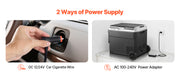 Charger l'image dans la visionneuse de galerie, Amocart 12 Volt Car Refrigerator 60L/78L Car Fridge Portable Electric Cooler with Wheels and Handle for Outdoor Camping Travel