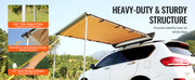Bild in Galerie-Viewer laden, Amocart Vehicle Awning Retractable Car Side Awning Car Awning with Waterproof Storage Bag Suitable for Truck SUV Van Campers
