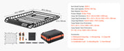 Charger l'image dans la visionneuse de galerie, Amocart Roof Rack Basket 64x39x4.1" Universal Rooftop Cargo Carrier Anti-Rust Alloy Steel Car Top Luggage Holder for SUV Truck