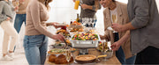 Charger l'image dans la visionneuse de galerie, Amocart 8QT Rectangle Chafing Dish 2/4/6 Packs w/ Full Size Pans Buffet Catering Warmer Server Folding Stand Fuel Holder Tray