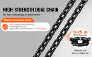 Bild in Galerie-Viewer laden, Amocart 2200 lbs Electric Chain Hoist Single Phase Overhead Lifting Crane with Chain 10 ft Wired Remote Control for Garage