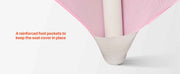 Charger l'image dans la visionneuse de galerie, SucceBuy 50 Pcs Pink Chair Covers Polyester Spandex Chair Cover Stretch Slipcovers Flat-Front Chair Covers for Wedding Party
