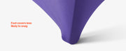 Load image into Gallery viewer, SucceBuy 50 Pcs Purple Chair Covers Polyester Spandex Chair Cover Stretch Slipcovers for Wedding Party Flat-Front Chair Covers