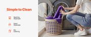 Load image into Gallery viewer, SucceBuy 50 Pcs Purple Chair Covers Polyester Spandex Chair Cover Stretch Slipcovers for Wedding Party Flat-Front Chair Covers
