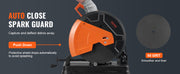 Load image into Gallery viewer, Amocart 2300W Abrasive Chop Saw 14"/355mm Blade Diameter Cut Off Saw Steel Cutting Machine 0-45° Adjustable Angle Miter Saw