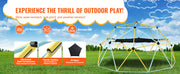 Bild in Galerie-Viewer laden, Amocart Climbing Dome 6/8/10/12FT Geometric Dome Climber Hammock Swing Jungle Gym Climbing Grip Outdoor Backyard Play Equipment