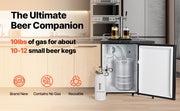 Load image into Gallery viewer, Amocart CO2 Tank 10 lbs New Aluminum Alloy Cylinder CO2 Air Tank with Light Spray Coating DOT Approved Cylinder for Draft Beer
