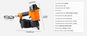Bild in Galerie-Viewer laden, Amocart Coil Siding Nailer CN65 CN55 CN70 CN83 CN90 Pneumatic Siding Nail Gun Pallet Making Coil Nailer 70-120PSI Air Nailer