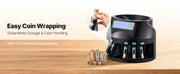 Charger l'image dans la visionneuse de galerie, Amocart 230/300 Coins/Min USD Coin Sorter Wrapper Professional Electric Automatic Machine LED Display for School Shop Bank Home