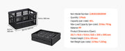 Charger l'image dans la visionneuse de galerie, SucceBuy 45L 3PCS Plastic Collapsible Storage Bins Stackable Folding Storage Crates Space-Saving Containers for Home Organizing