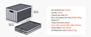 Bild in Galerie-Viewer laden, Amocart 2/3Packs 65L Plastic Collapsible Storage Bins Stackable Folding Crates Containers Space-Saving Basket for Home Organize