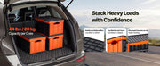 Bild in Galerie-Viewer laden, Amocart 45L 3Packs Plastic Collapsible Storage Bins with Lids Stackable Folding Storage Crates Baskets for Home Organizing