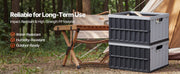 Load image into Gallery viewer, SucceBuy 2/3Packs 65L Plastic Collapsible Storage Bins Stackable Folding Crates Containers Space-Saving Basket for Home Organize