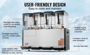 Charger l'image dans la visionneuse de galerie, Amocart 4 Tanks Commercial Beverage Dispenser 10L/12L Per Tank Juice Dispenser Stainless Steel Ice Tea Drink Machine