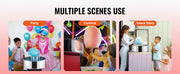 Charger l'image dans la visionneuse de galerie, Amocart Electric Cotton Candy Machine Candy Floss Maker Commercial Cotton Candy Machine with Stainless Steel Bowl Sugar Scoop