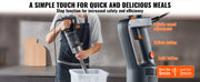 Bild in Galerie-Viewer laden, Amocart Commercial Immersion Blender 500 Watt Heavy Duty Hand Mixer Variable Speed Kitchen Stick Mixer with 304 Stainless Steel