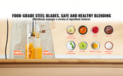 Bild in Galerie-Viewer laden, SucceBuy 16" Commercial Immersion Blender Heavy Duty Hand Mixer Multi-Purpose Portable Mixer for Soup Smoothie Puree Baby Food
