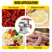 Charger l'image dans la visionneuse de galerie, Amocart 122 Kg/H 250 KG/H Electric Meat Mincer Chopper Heavy Duty Food Processors Kitchen Appliances Commercial Grinder Machine