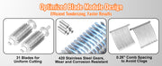 Charger l'image dans la visionneuse de galerie, Amocart Commercial Meat Tenderizer Heavy Duty Stainless Steel Meat Tenderizer Machine Quick and Easy Manual Operation Kitchen