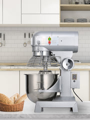 Charger l'image dans la visionneuse de galerie, Amocart Electric Dough Machine 10/15/20/30L Stainless Steel Commercial Cream Egg Whisk Mixer Processor Food Stand Blender