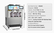 Charger l'image dans la visionneuse de galerie, Amocart Commercial Slushy Machine 12L Singal or Double Tanks Cool and Freeze Modes, Stainless Steel Margarita Smoothie Frozen Drink Maker Slushie Machine for Party Cafes Restaurants Bars Home