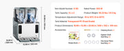 Charger l'image dans la visionneuse de galerie, Amocart Slushie Machine No Ice Needed Slushy Machine Frozen Drink Maker w/ Single Tank Margarita Machine for Frozen Margaritas