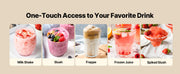 Charger l'image dans la visionneuse de galerie, Amocart Slushie Machine No Ice Needed Slushy Machine Frozen Drink Maker w/ Single Tank Margarita Machine for Frozen Margaritas
