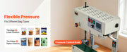 Load image into Gallery viewer, Amocart Continuous Bag Band Sealing Machine 0.24-0.47in Width Vertical Band Sealer with Roller Printing for 0.001-0.03in Bags