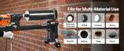Load image into Gallery viewer, Amocart Diamond Core Drilling Machine Stand-Mount Dry and Wet Concrete Core Drill Rig with Bits UNC1 1/4-7 Thread for Concrete