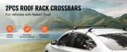 Bild in Galerie-Viewer laden, Amocart 155LBS Roof Rack Crossbar Adjustable Aliuminum Roof Rail Crossbar Retractable Baggage Luggage Carrier Top Roof Crossbar