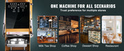 Charger l'image dans la visionneuse de galerie, Amocart Fully Automatic Cup Sealing Machine 500-650 Cups/H with LCD Panel Electric Tea Sealer Machine for 75/90/95mm Cup Milk