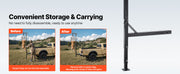 Charger l'image dans la visionneuse de galerie, Amocart 400/500/600Lbs Truck Hitch Game Hoist with & Adjustable Height Hunting Deer Hoist Winch for Skinning & Cleaning Game