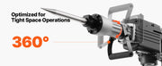 Bild in Galerie-Viewer laden, Amocart Demolition Jack Hammer 2800 W Powerful Electric Jackhammer 1200 BPM Concrete Breaker with Carrying Case Gloves