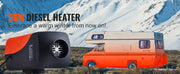 Bild in Galerie-Viewer laden, Amocart 2/5/8KW Car Heater Diesel Air Heater 12V With Remote Control Truck Boat Bus Trailer Air Diesel Parking Heater