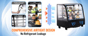 Bild in Galerie-Viewer laden, Amocart Refrigerated Display Case Countertop Pastry Display Case Lighting TURBO Cooling FrostFree AirCooling Rear Sliding Door