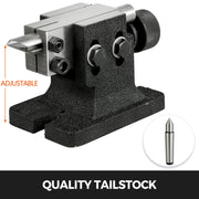 Bild in Galerie-Viewer laden, Amocart Dividing Head Precision Semi Universal BS-0 5" / 4" 3-Jaw Indexing Head Tailstock & Chuck for Drilling Milling Grinding