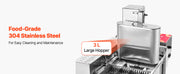 Charger l'image dans la visionneuse de galerie, Amocart Commercial Automatic Donuts Machine Donuts Equipment Electric High Power Doughnut Maker StainlessSteel Frying AutoFryer